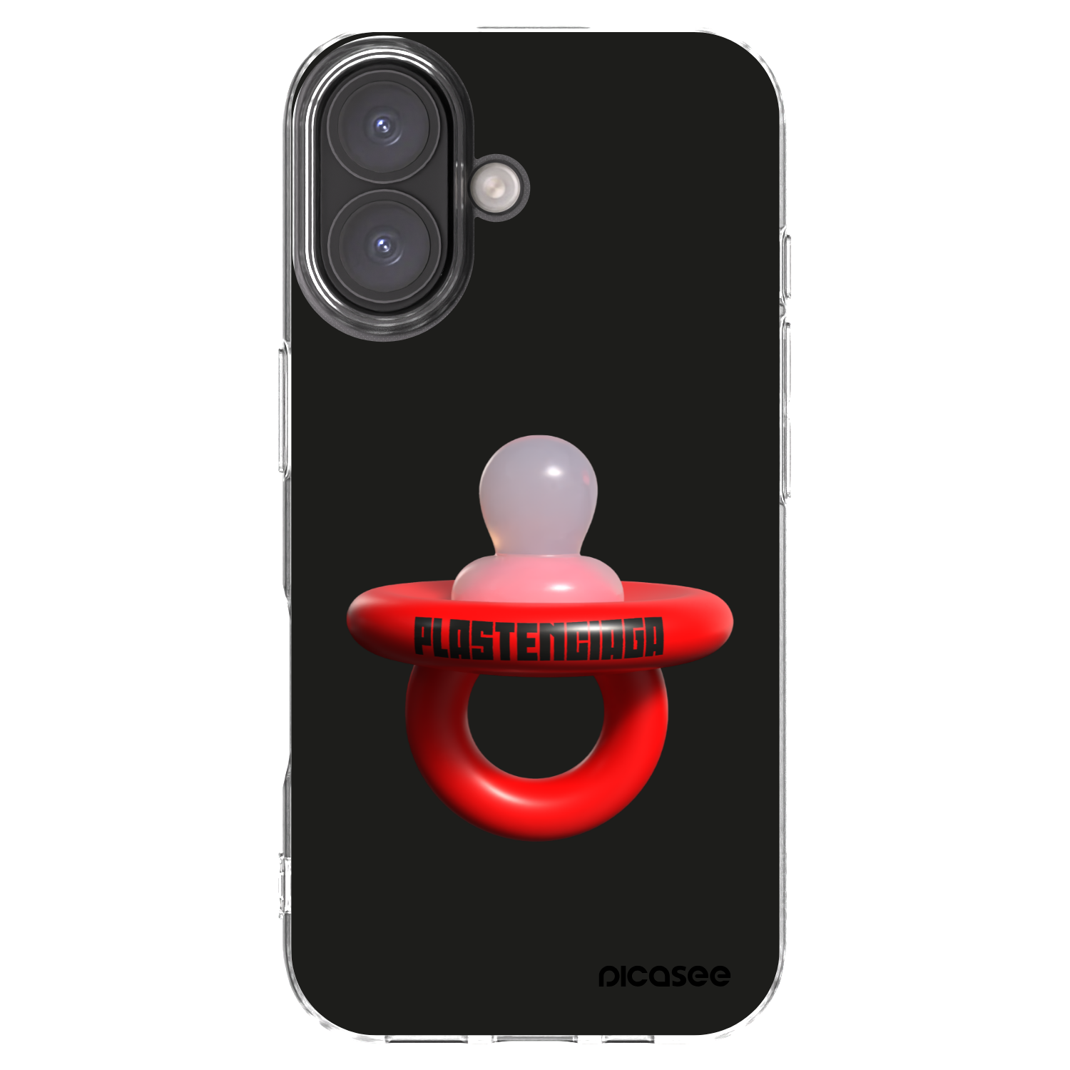 Picasee silikónový prehľadný obal pre Apple iPhone 16 - Le Dudel