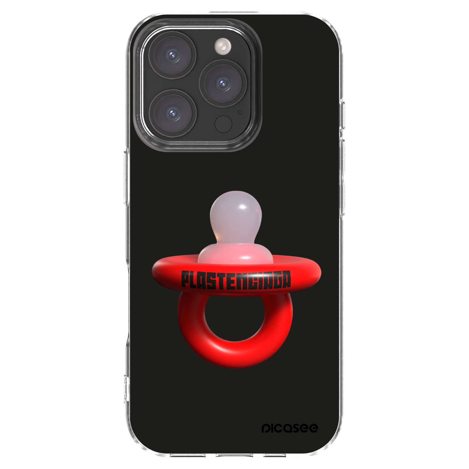 Picasee silikónový prehľadný obal pre Apple iPhone 16 Pro - Le Dudel