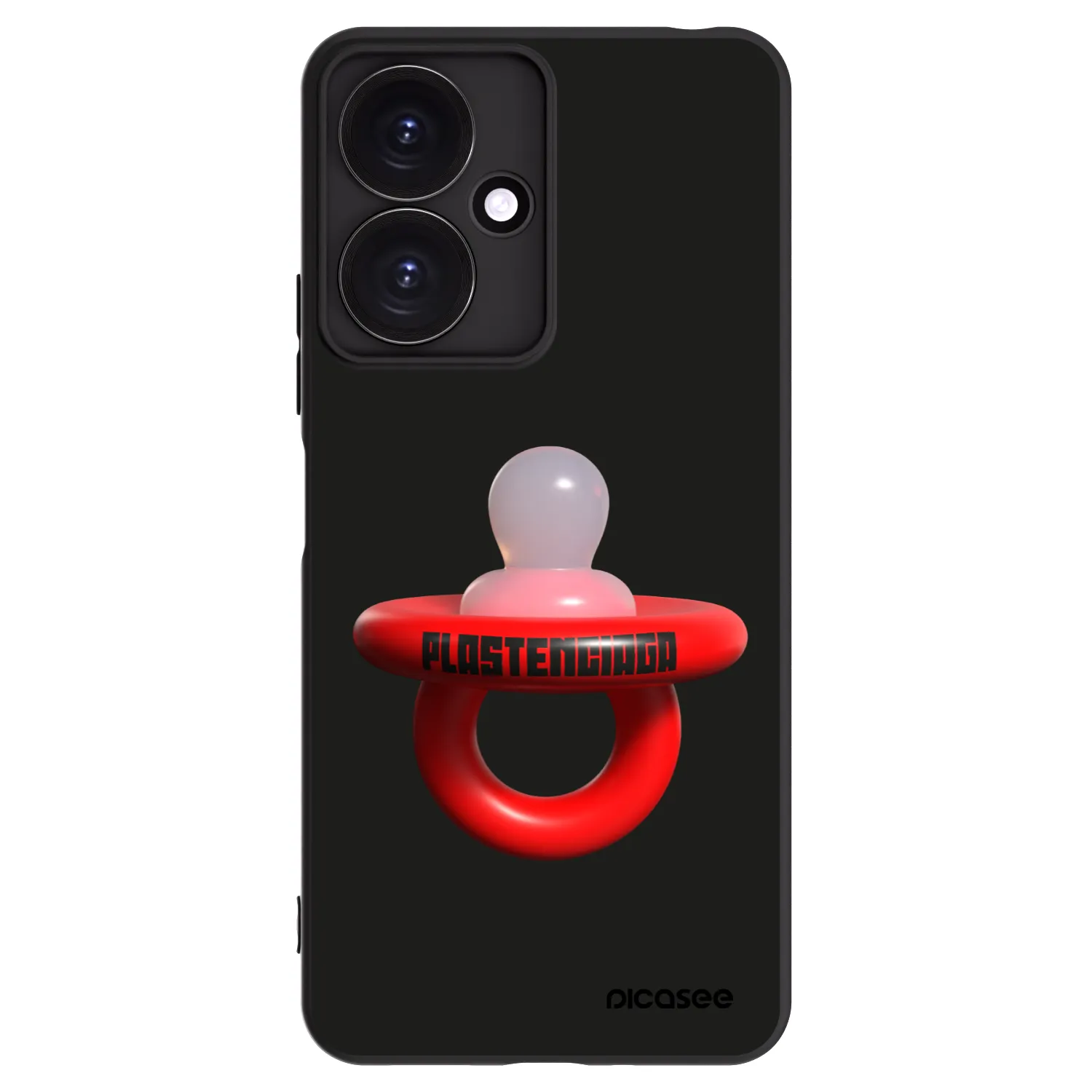 Picasee silikónový čierny obal pre Xiaomi Redmi 13C 5G - Le Dudel