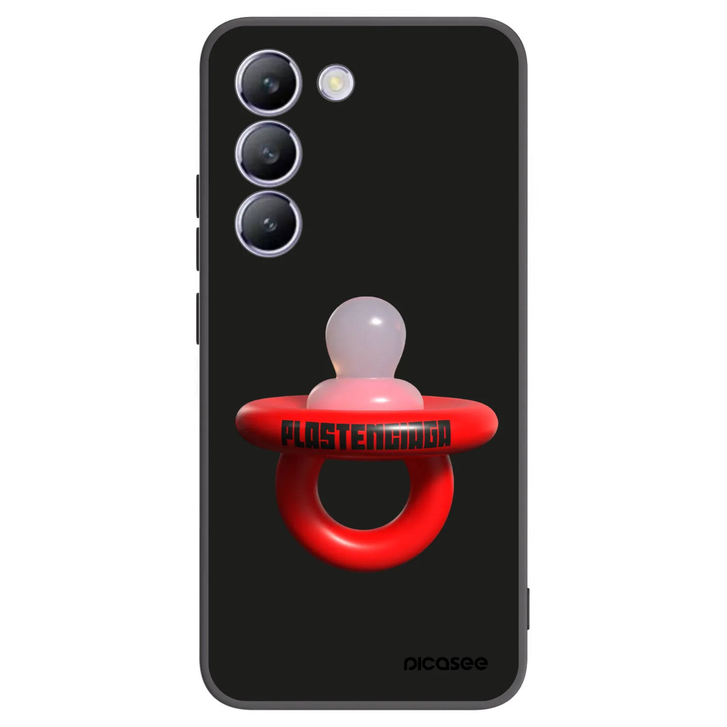 Picasee silikónový čierny obal pre Vivo V40 SE 5G - Le Dudel