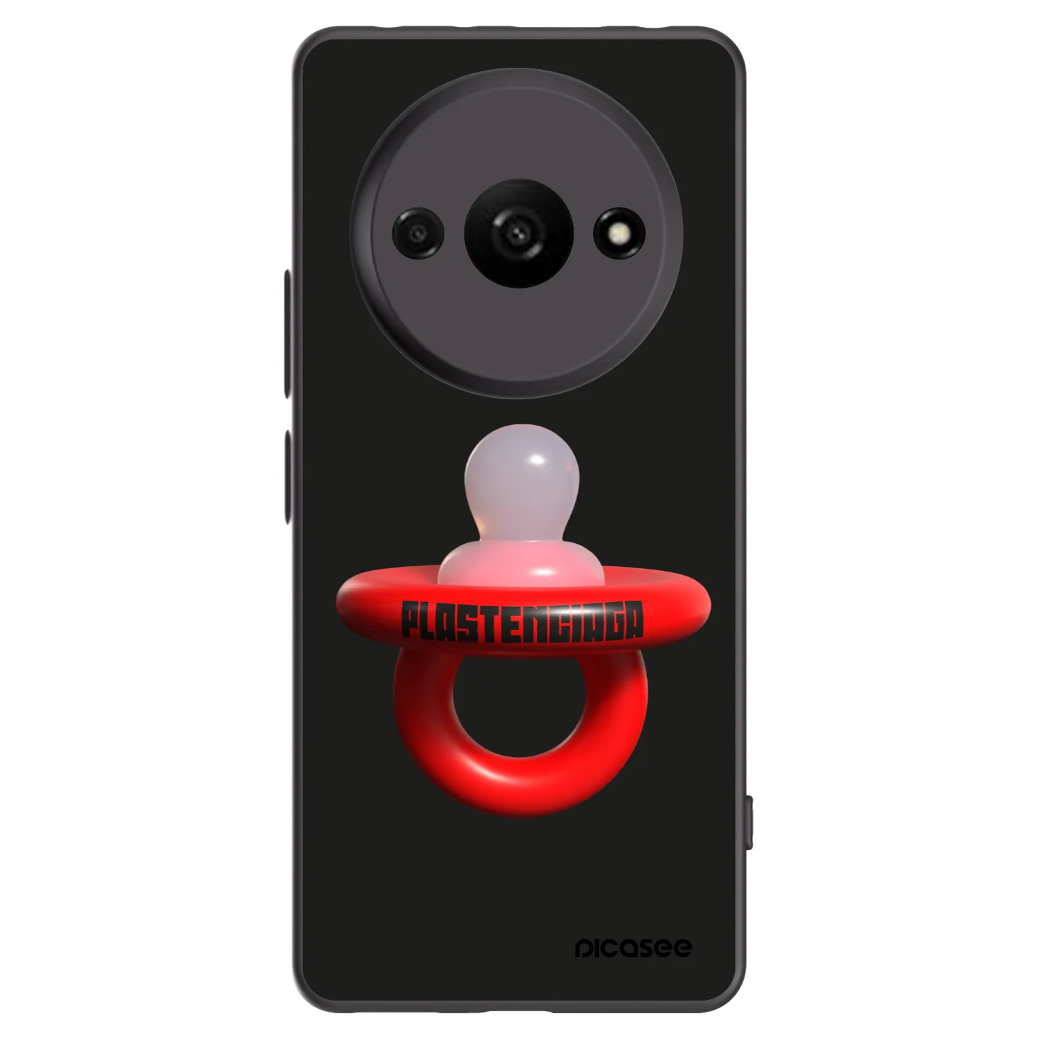 Picasee silikónový čierny obal pre Xiaomi Redmi A3 - Le Dudel