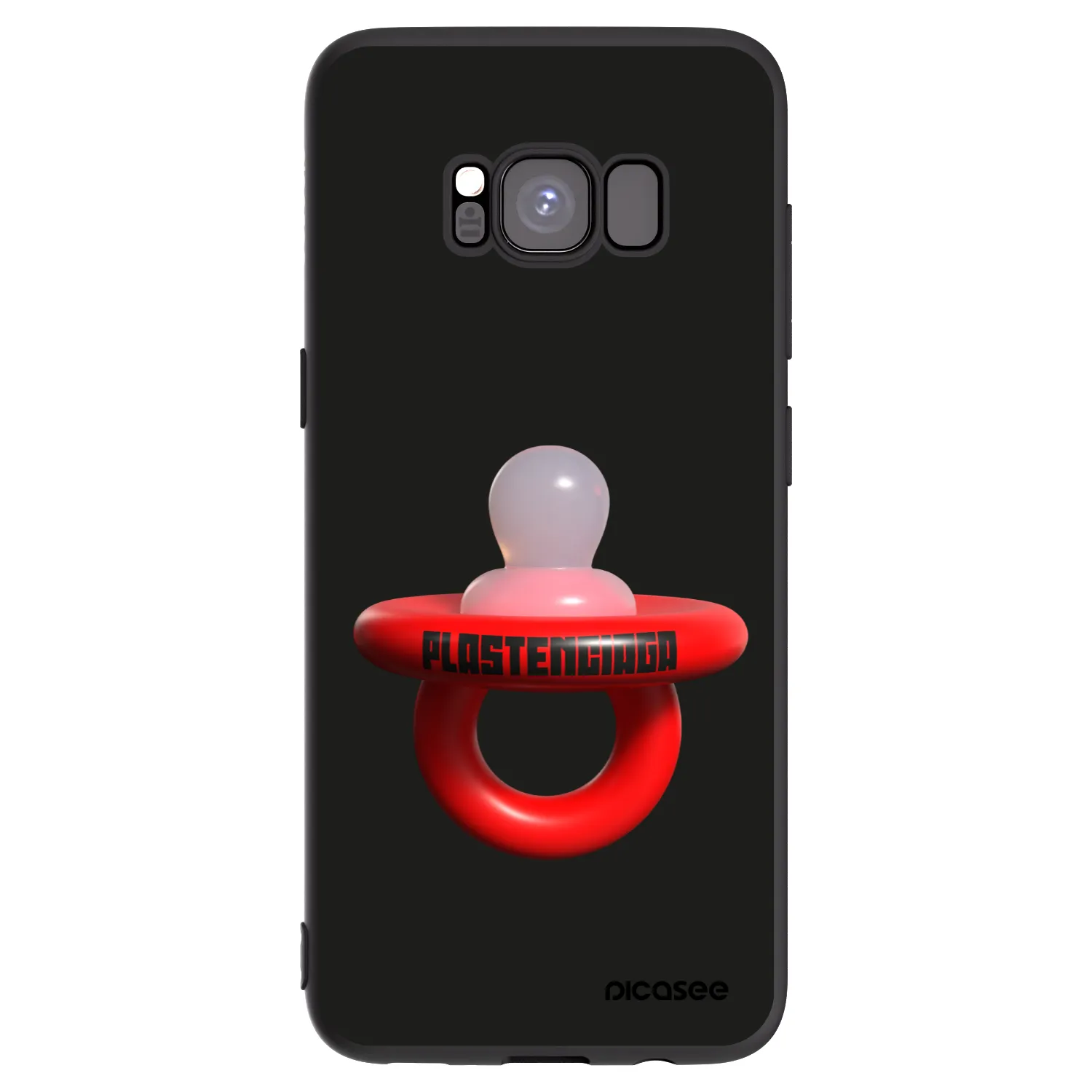 Picasee silikónový čierny obal pre Samsung Galaxy S8 G950F - Le Dudel
