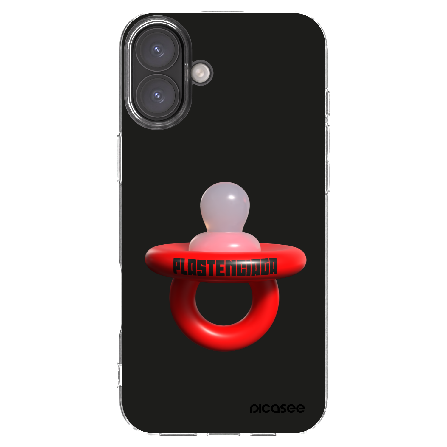 Picasee silikónový prehľadný obal pre Apple iPhone 16 Plus - Le Dudel