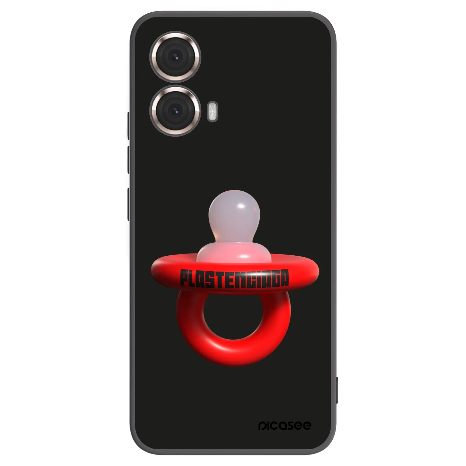 Silikónový čierny obal pre Motorola Moto G85 - Le Dudel