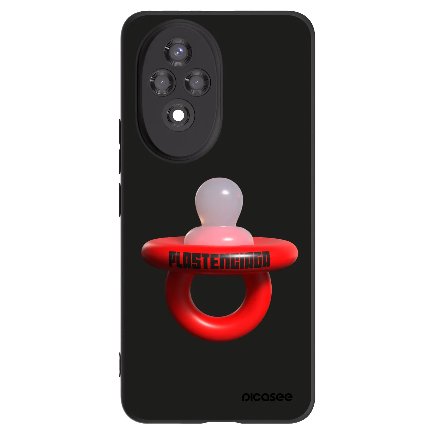 Picasee silikónový čierny obal pre Honor 200 Pro 5G - Le Dudel