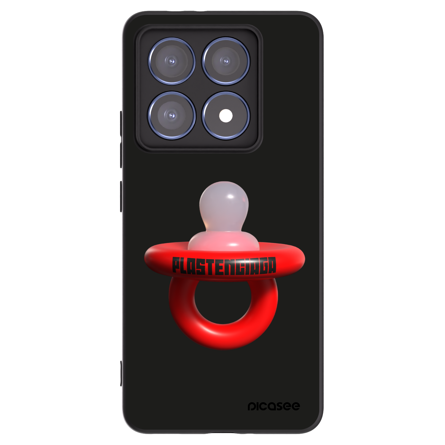 Picasee silikónový čierny obal pre Xiaomi 14T Pro - Le Dudel