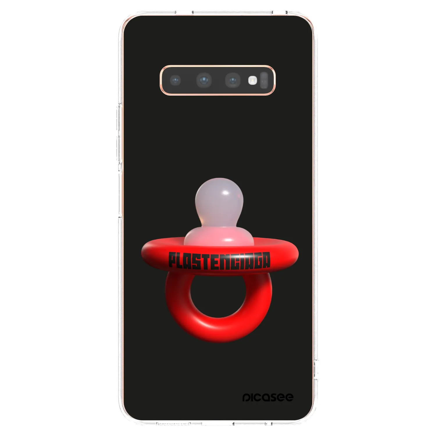 Picasee silikónový prehľadný obal pre Samsung Galaxy S10 Plus G975 - Le Dudel