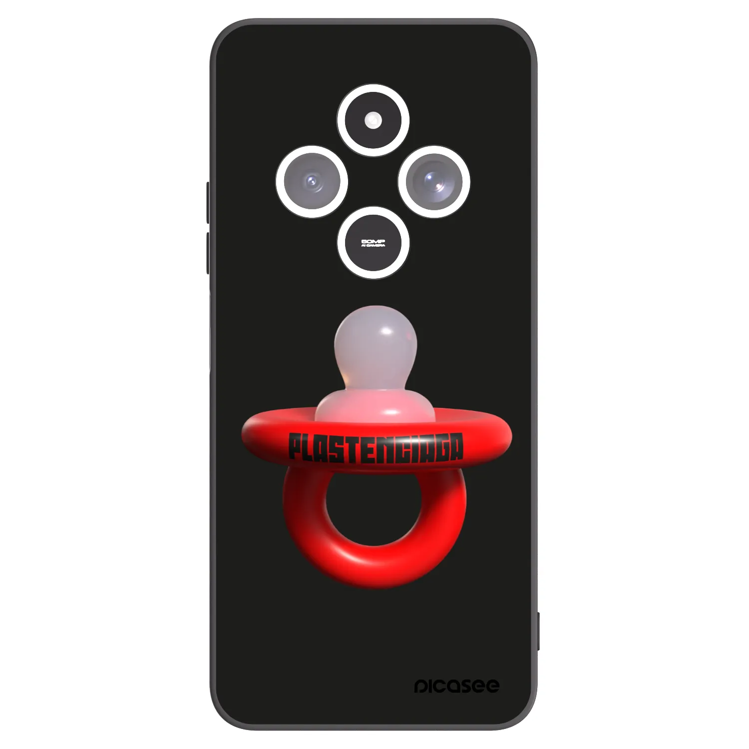 Picasee silikónový čierny obal pre Xiaomi Redmi 14C - Le Dudel