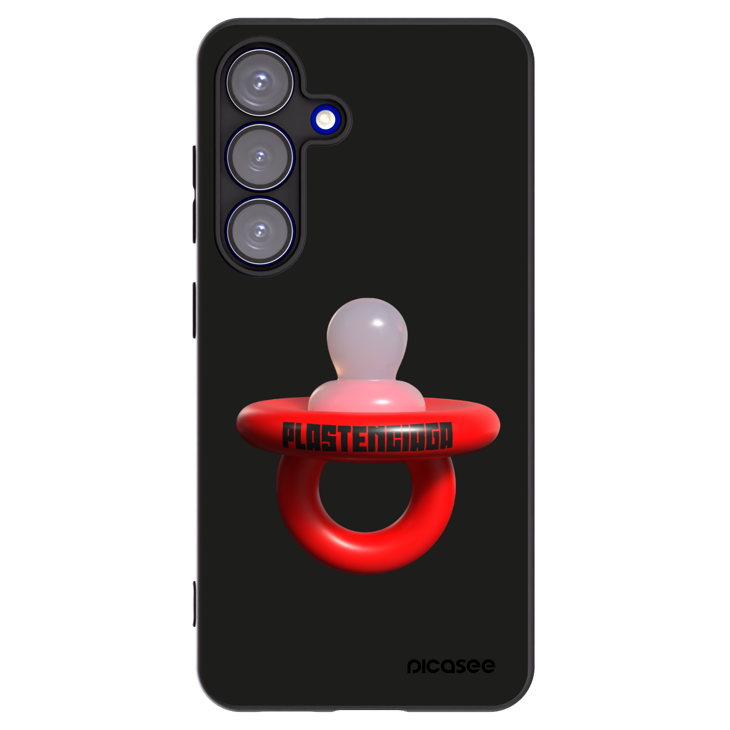 Picasee silikónový čierny obal pre Samsung Galaxy S25 5G - Le Dudel