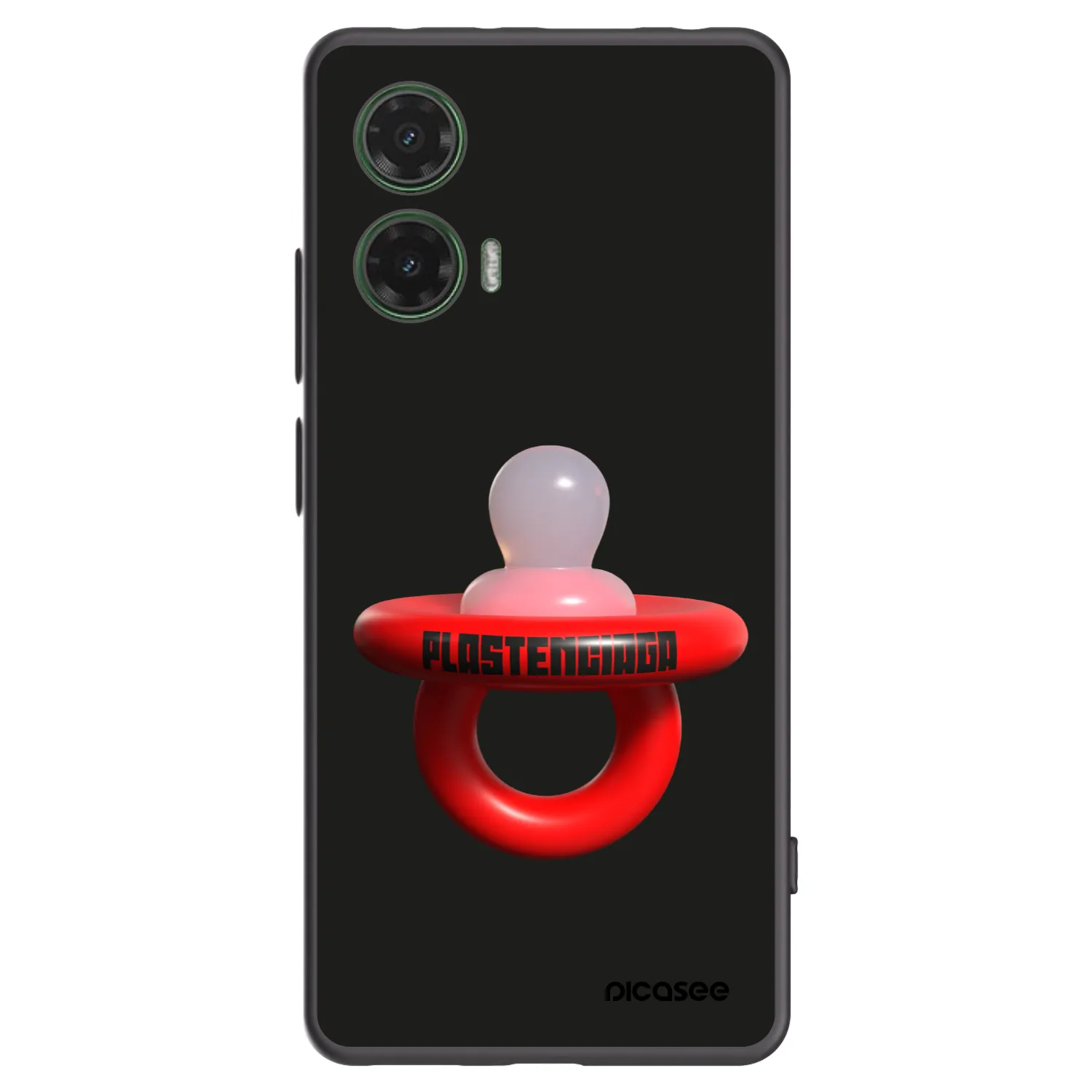 Picasee silikónový čierny obal pre Motorola Moto G35 5G - Le Dudel
