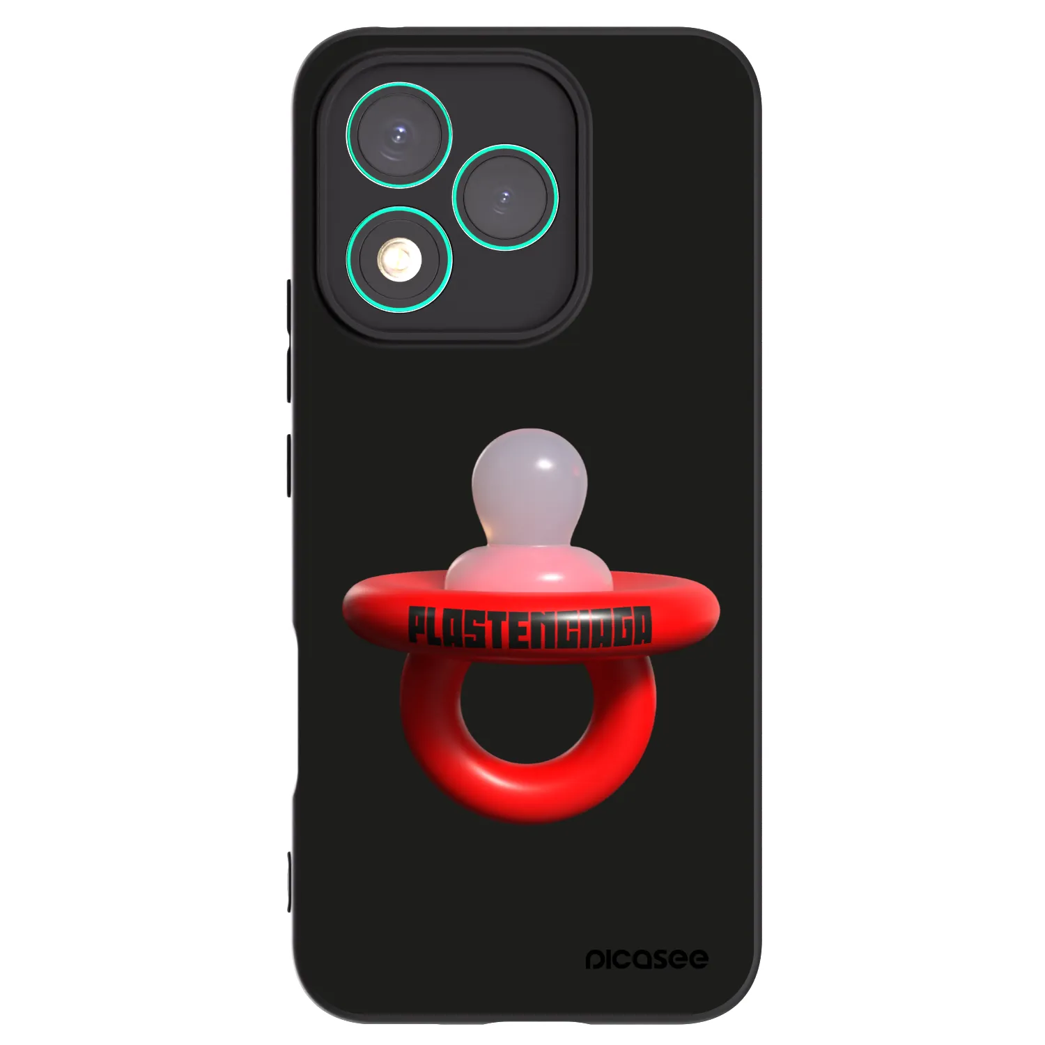 Picasee silikónový čierny obal pre Honor 400 Lite 5G - Le Dudel