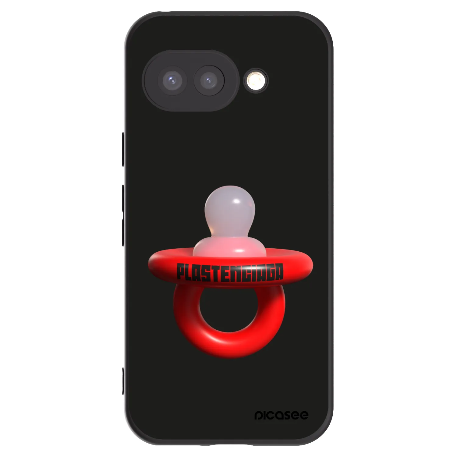 Picasee silikónový čierny obal pre Google Pixel 9a - Le Dudel