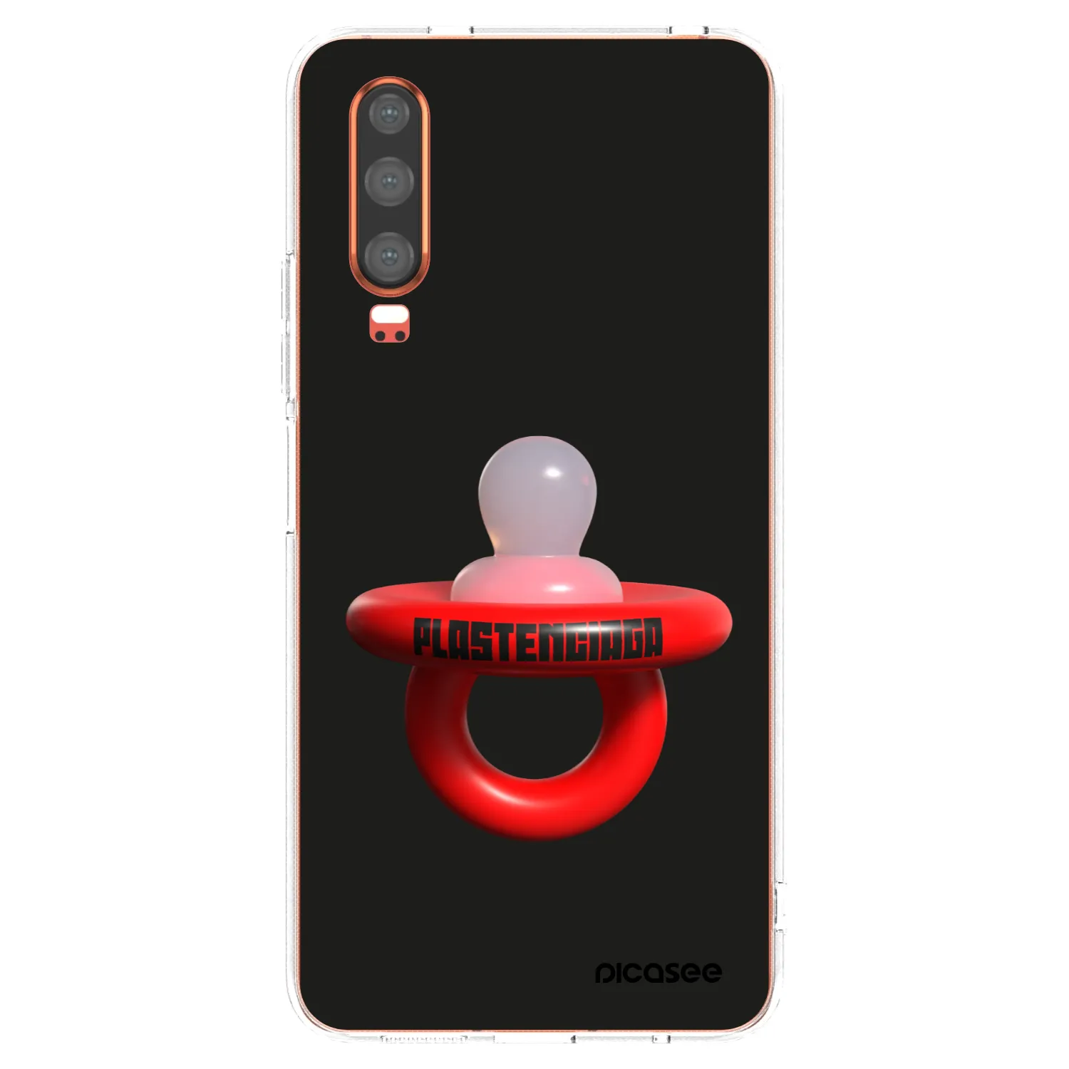 Picasee silikónový prehľadný obal pre Huawei P30 - Le Dudel
