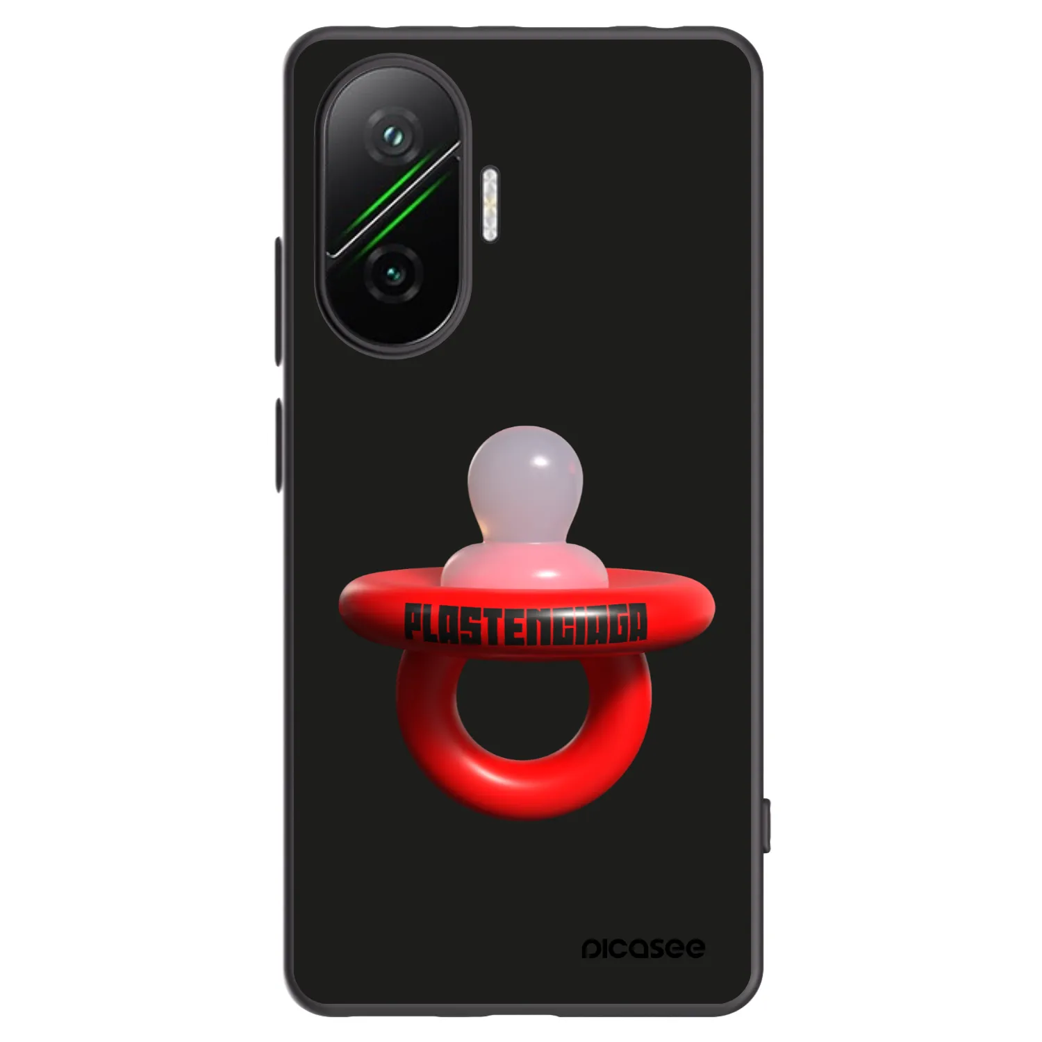 Silikónový čierny obal pre Xiaomi Poco F7 5G - Le Dudel