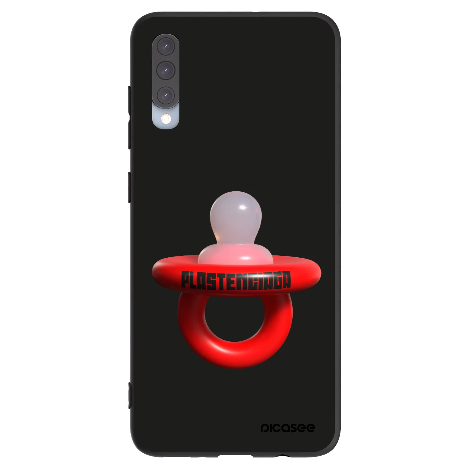 Picasee silikónový čierny obal pre Samsung Galaxy A70 A705F - Le Dudel