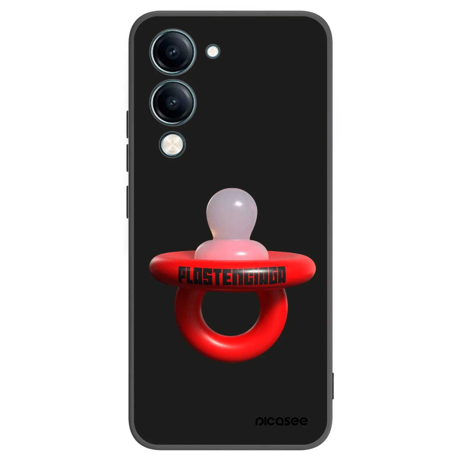 Picasee silikónový čierny obal pre Vivo Y29s 5G - Le Dudel