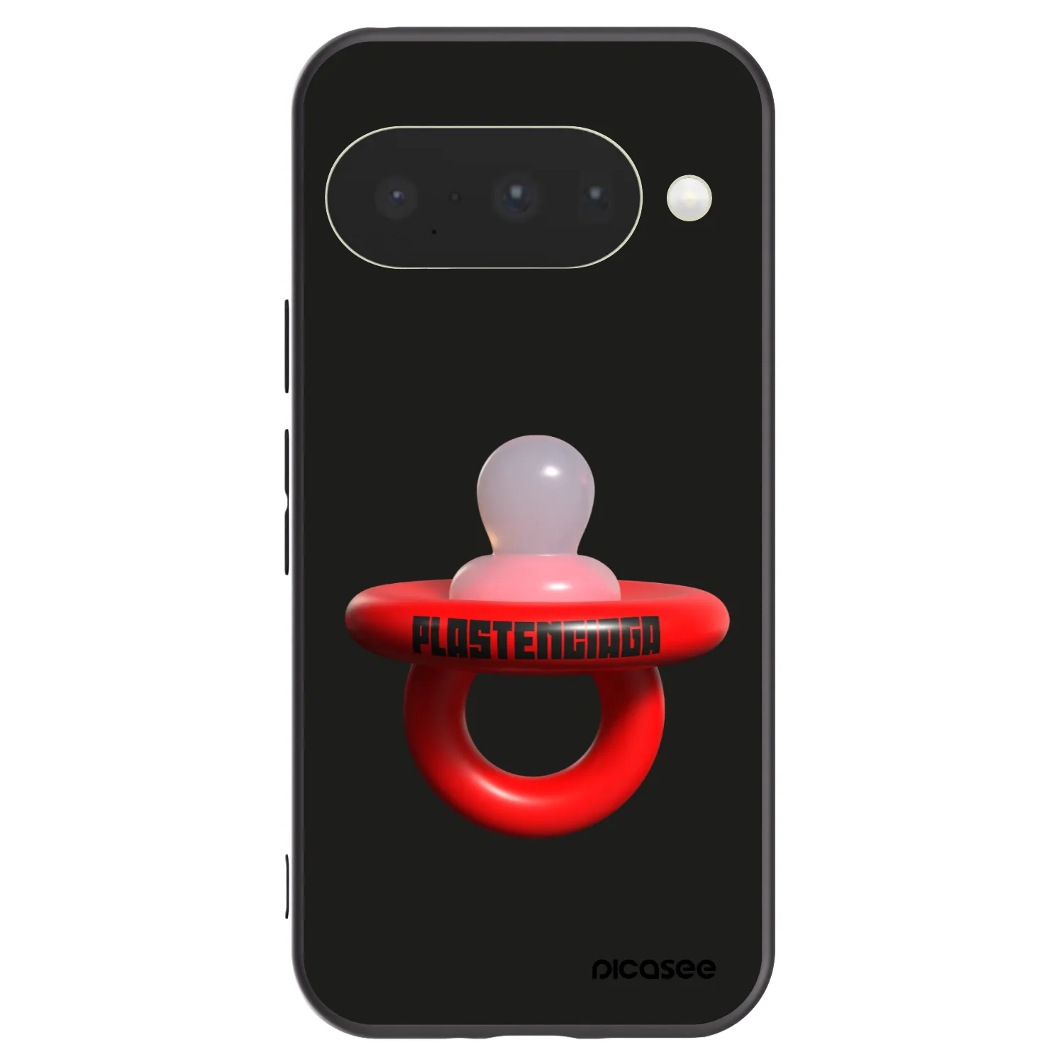 Picasee silikónový čierny obal pre Google Pixel 10 - Le Dudel