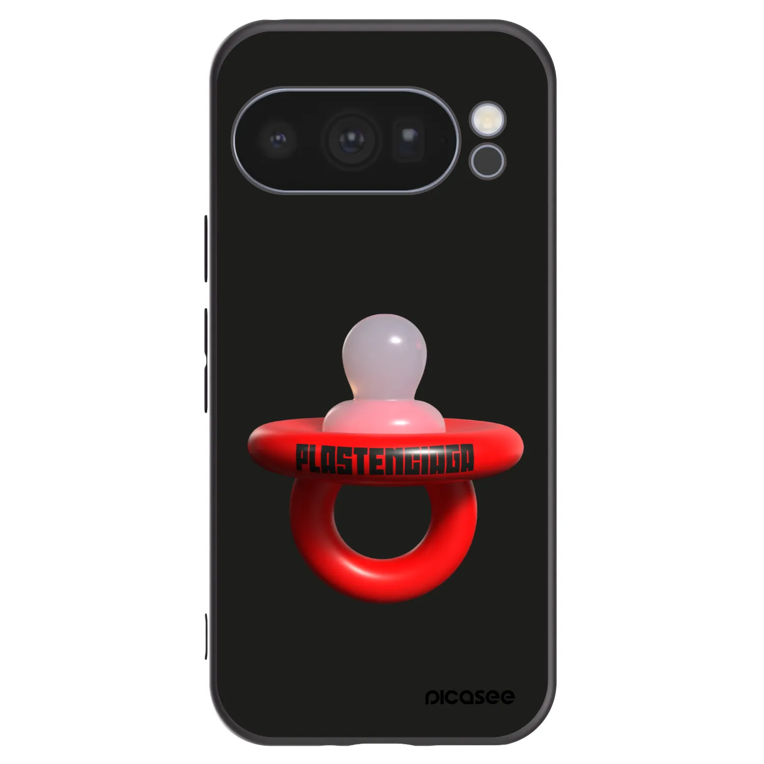 Picasee silikónový čierny obal pre Google Pixel 10 Pro - Le Dudel