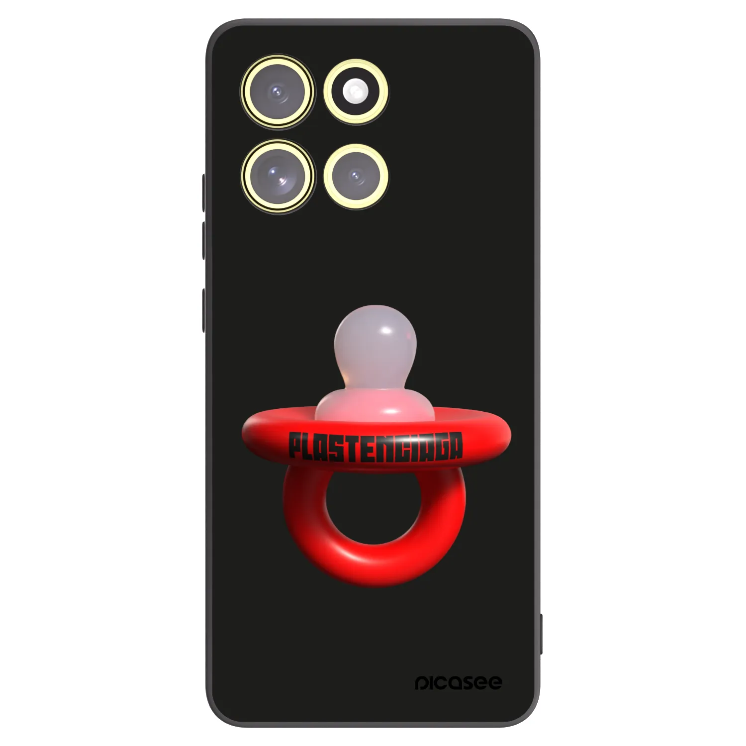 Picasee silikónový čierny obal pre Motorola Moto G86 Power 5G - Le Dudel