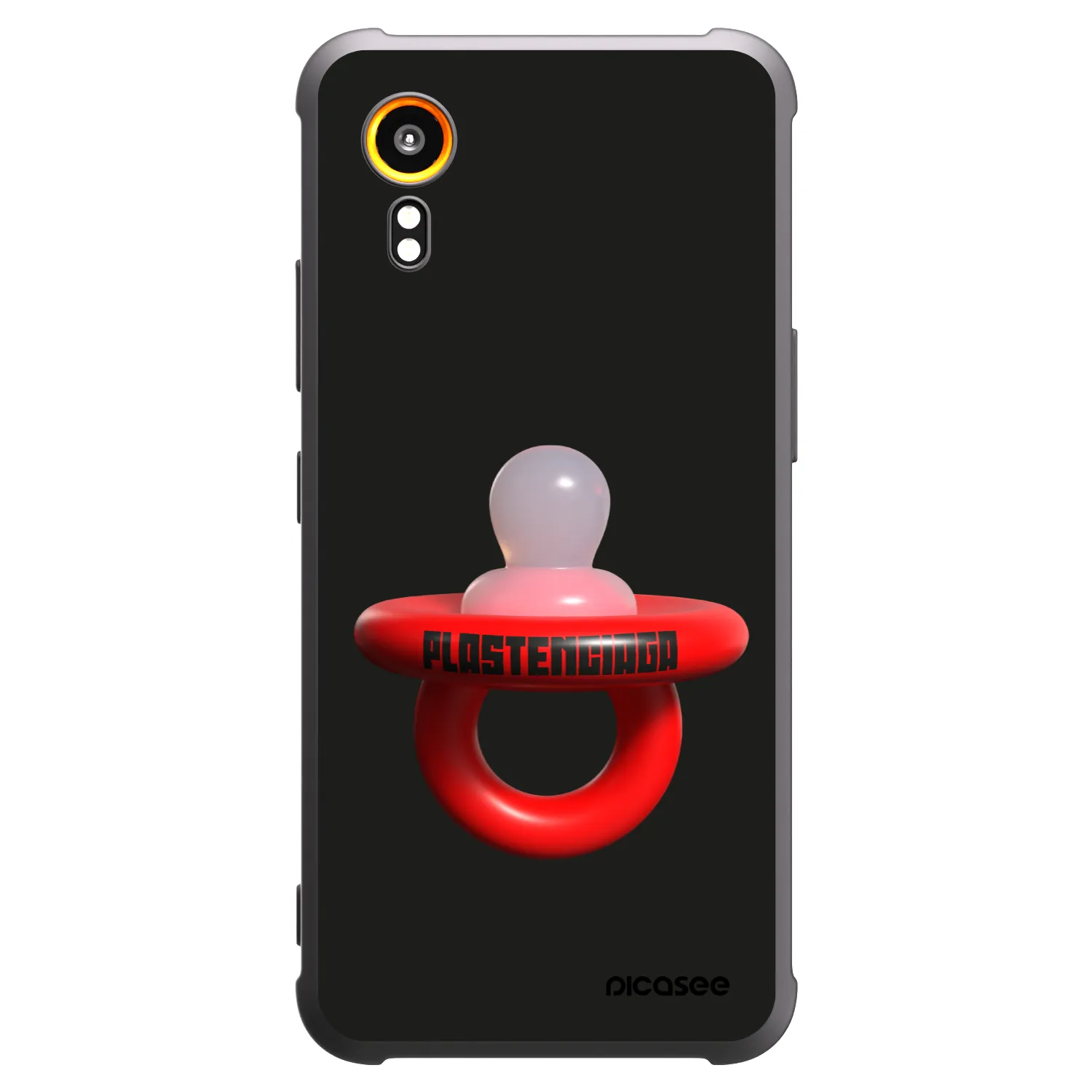 Picasee silikónový čierny obal pre Samsung Galaxy Xcover 7 - Le Dudel