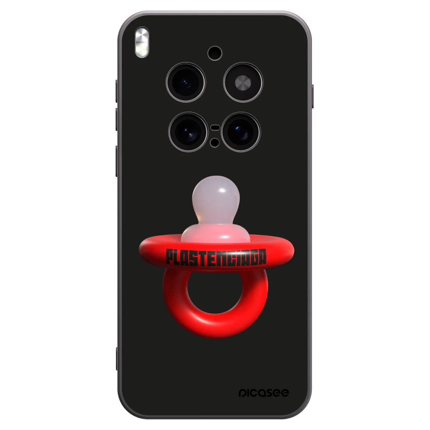 Picasee silikónový čierny obal pre Vivo X300 Pro - Le Dudel