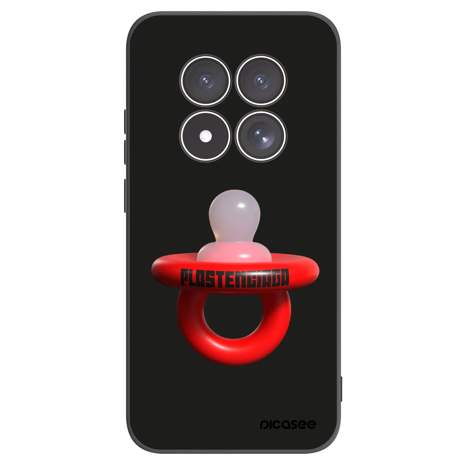 Picasee silikónový čierny obal pre Xiaomi Redmi Note 15 Pro 5G - Le Dudel