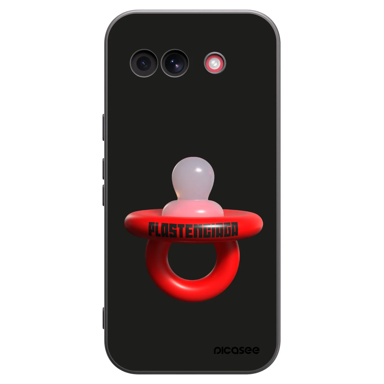 Picasee silikónový čierny obal pre Google Pixel 10a - Le Dudel