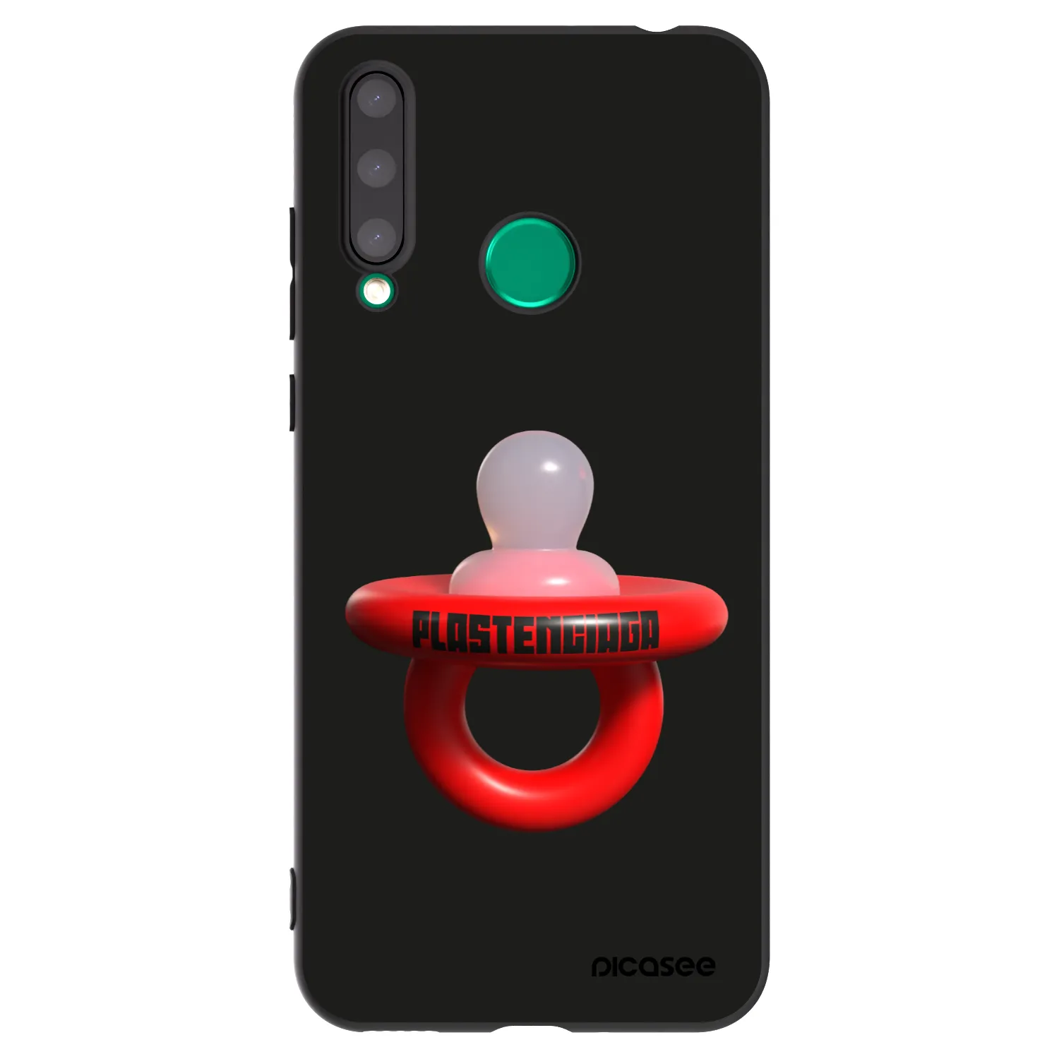 Picasee silikónový čierny obal pre Honor 20 Lite - Le Dudel