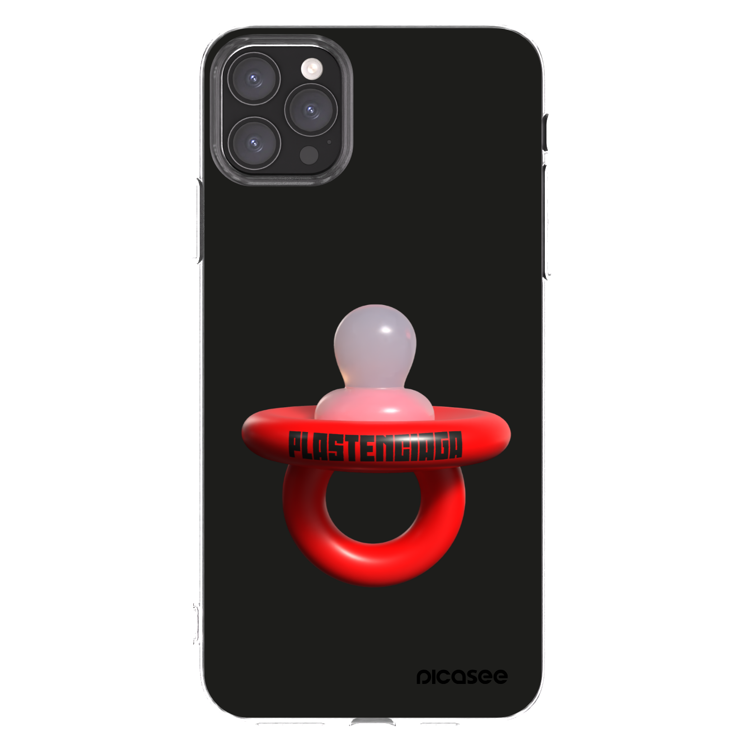 Picasee silikónový prehľadný obal pre Apple iPhone 11 Pro Max - Le Dudel