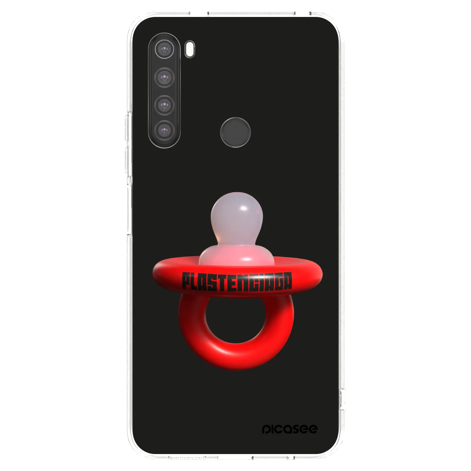 Picasee silikónový prehľadný obal pre Xiaomi Redmi Note 8 - Le Dudel