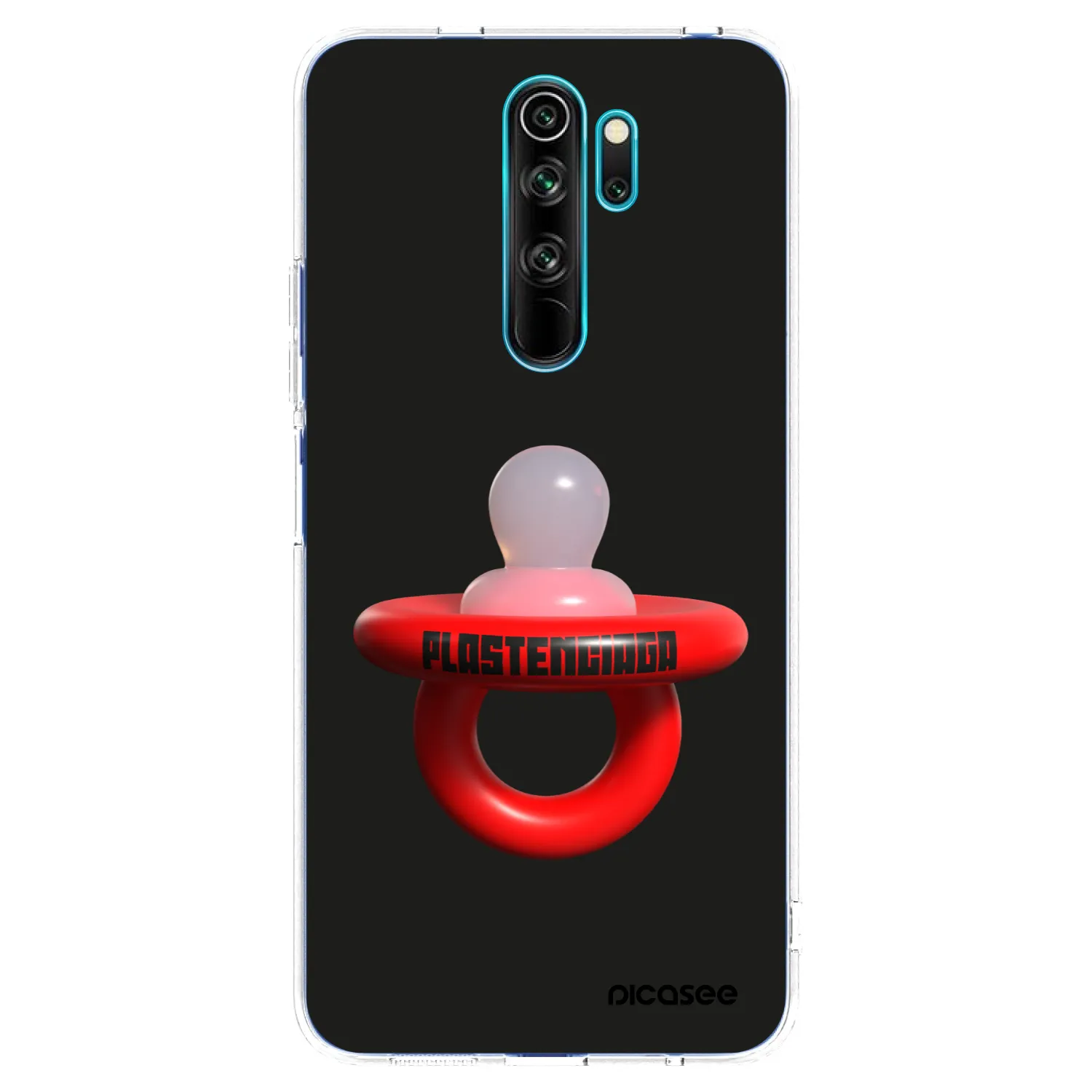 Picasee silikónový prehľadný obal pre Xiaomi Redmi Note 8 Pro - Le Dudel