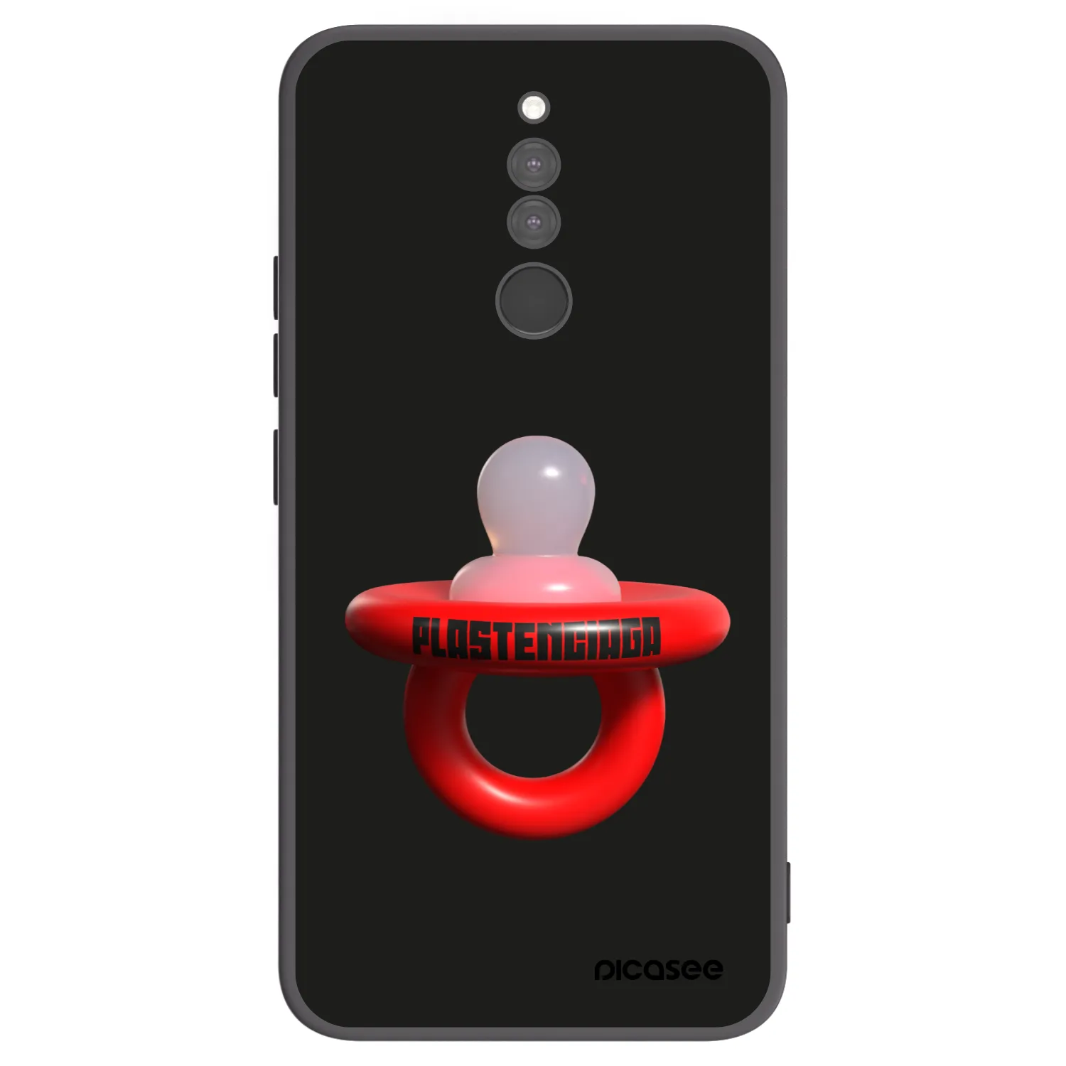 Picasee silikónový čierny obal pre Xiaomi Redmi 8 - Le Dudel