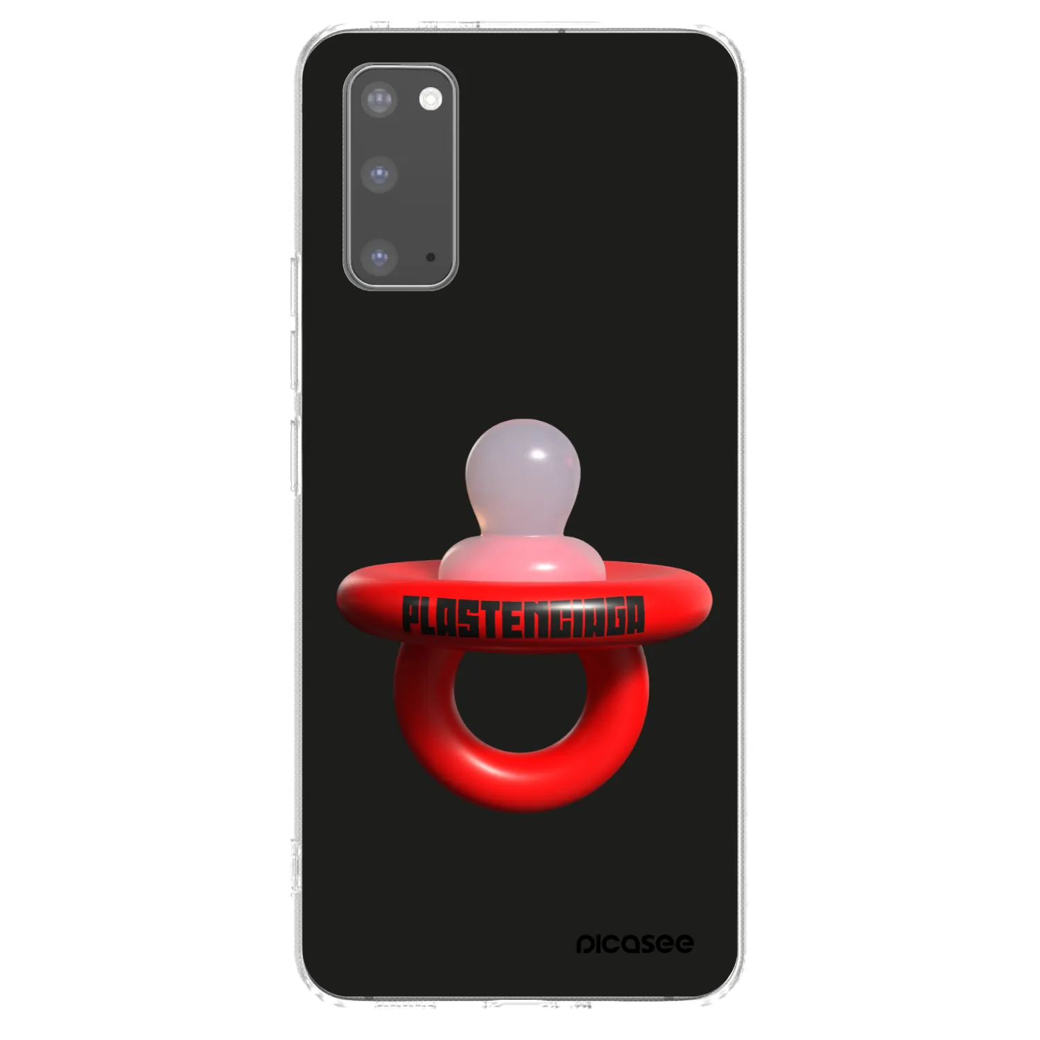 Picasee silikónový prehľadný obal pre Samsung Galaxy S20 G980F - Le Dudel