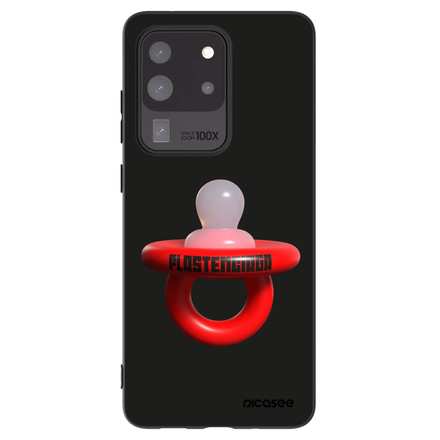 Picasee silikónový čierny obal pre Samsung Galaxy S20 Ultra 5G G988F - Le Dudel