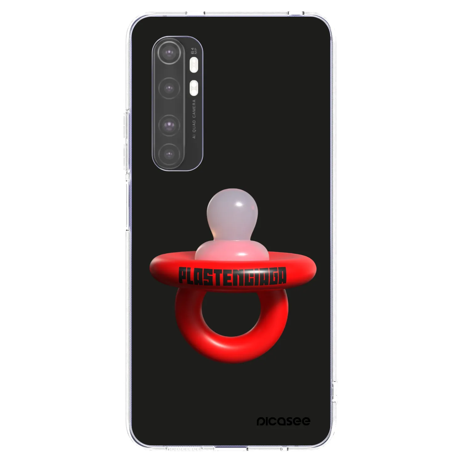 Picasee silikónový prehľadný obal pre Xiaomi Mi Note 10 Lite - Le Dudel