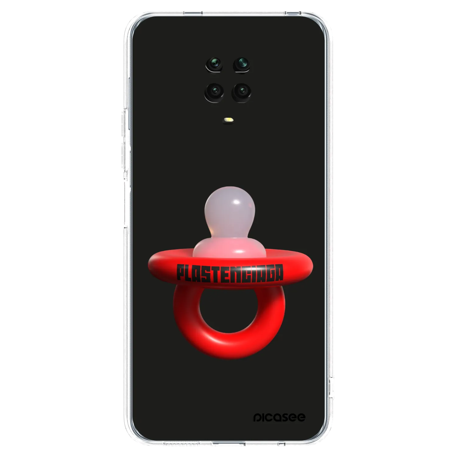 Picasee silikónový prehľadný obal pre Xiaomi Redmi Note 9S - Le Dudel