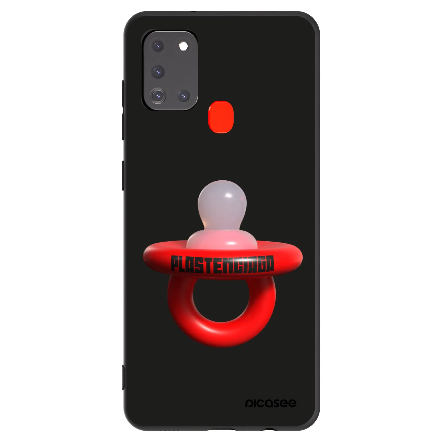 Picasee silikónový čierny obal pre Samsung Galaxy A21s - Le Dudel