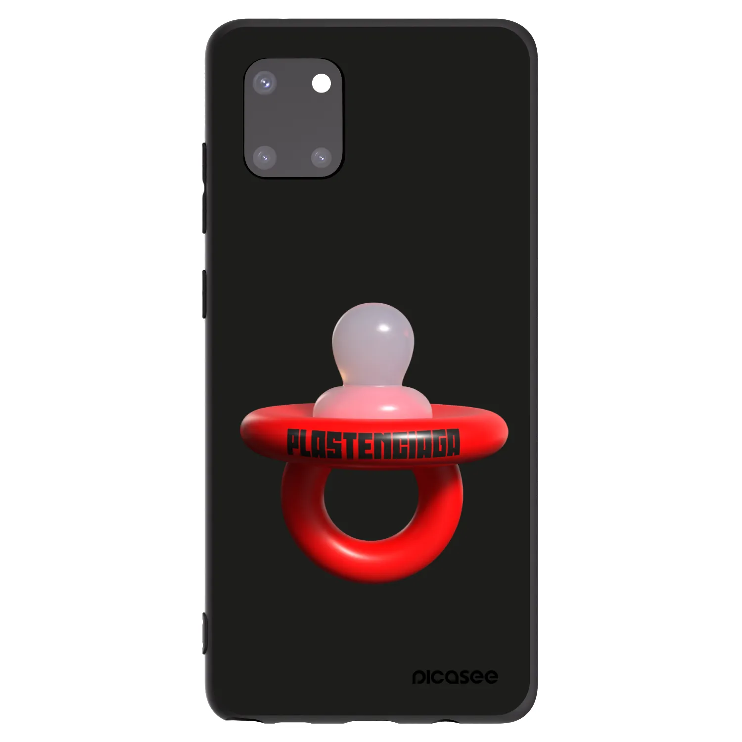 Picasee silikónový čierny obal pre Samsung Galaxy Note 10 Lite N770F - Le Dudel