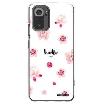 Picasee silikónový prehľadný obal pre Xiaomi Redmi Note 10 - Hello there