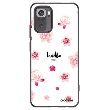 Picasee silikónový čierny obal pre Xiaomi Redmi Note 10 - Hello there