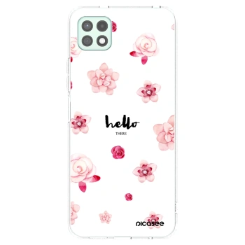 Picasee silikónový prehľadný obal pre Samsung Galaxy A22 A226B 5G - Hello there