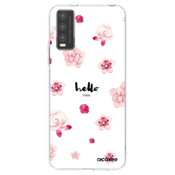 Picasee silikónový prehľadný obal pre Vivo Y20s - Hello there