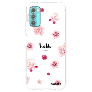 Picasee silikónový prehľadný obal pre Motorola Moto G60 - Hello there