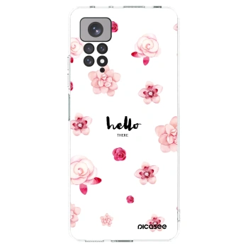 Picasee silikónový prehľadný obal pre Xiaomi Redmi Note 11S 4G - Hello there