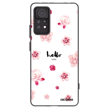 Picasee silikónový čierny obal pre Xiaomi Redmi Note 11 Pro - Hello there