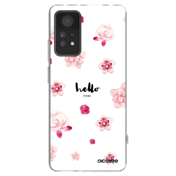 Picasee silikónový prehľadný obal pre Xiaomi Redmi Note 11 Pro - Hello there