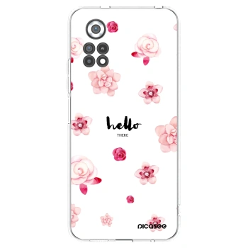 Picasee silikónový prehľadný obal pre Xiaomi Poco X4 Pro 5G - Hello there