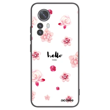 Picasee silikónový čierny obal pre Xiaomi 12 Pro - Hello there
