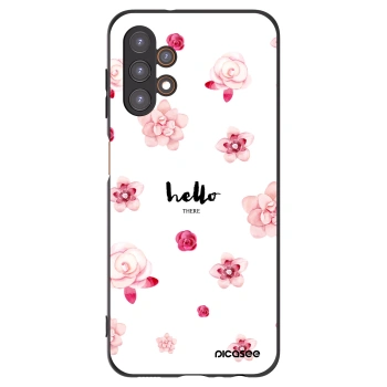 Picasee silikónový čierny obal pre Samsung Galaxy A13 4G A135 - Hello there