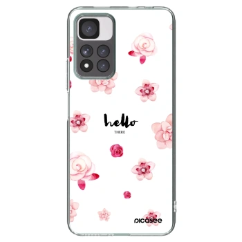 Picasee silikónový prehľadný obal pre Xiaomi Redmi Note 11 Pro+ 5G - Hello there